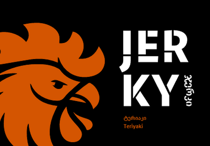 Chicken Jerky – Teriyaki – front label